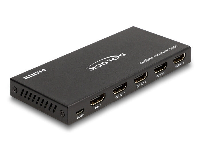 DeLOCK 18652 bilddelare HDMI 4x HDMI