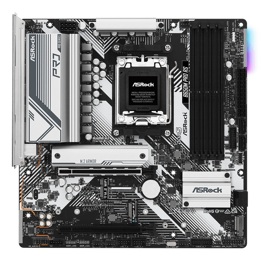 Asrock B650M Pro RS AMD B650 AM5-sockel micro ATX