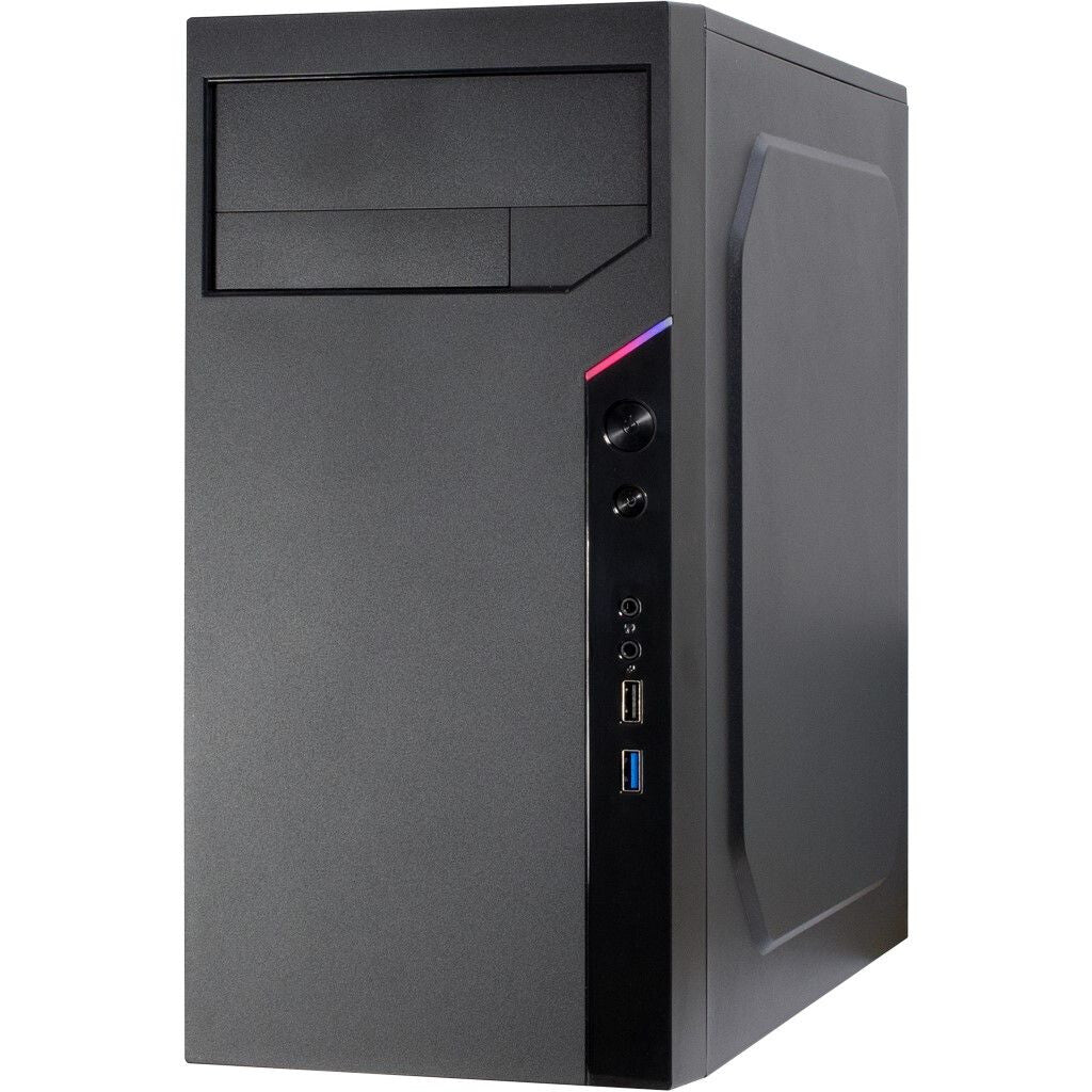 Inter-Tech IT-6505 Retro Micro Tower Svart