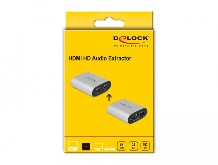 DeLOCK 63332 ljudomvandlare Silver