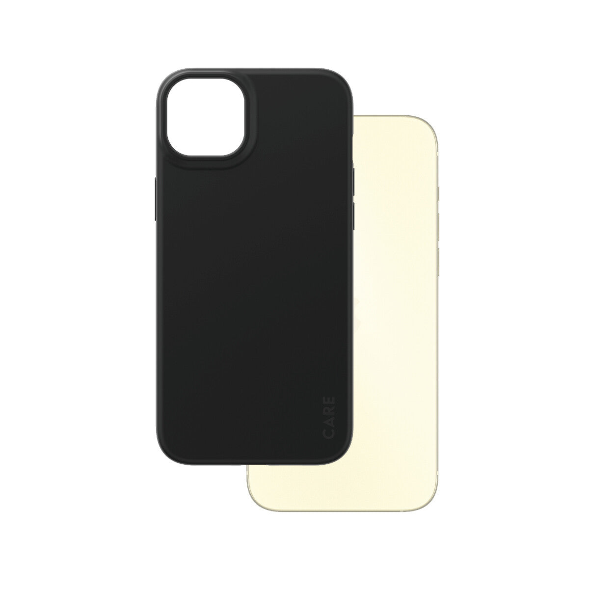 PanzerGlass CARE by ® Fashionable Case Black iPhone 15 Plus mobiltelefonfodral Omslag Svart
