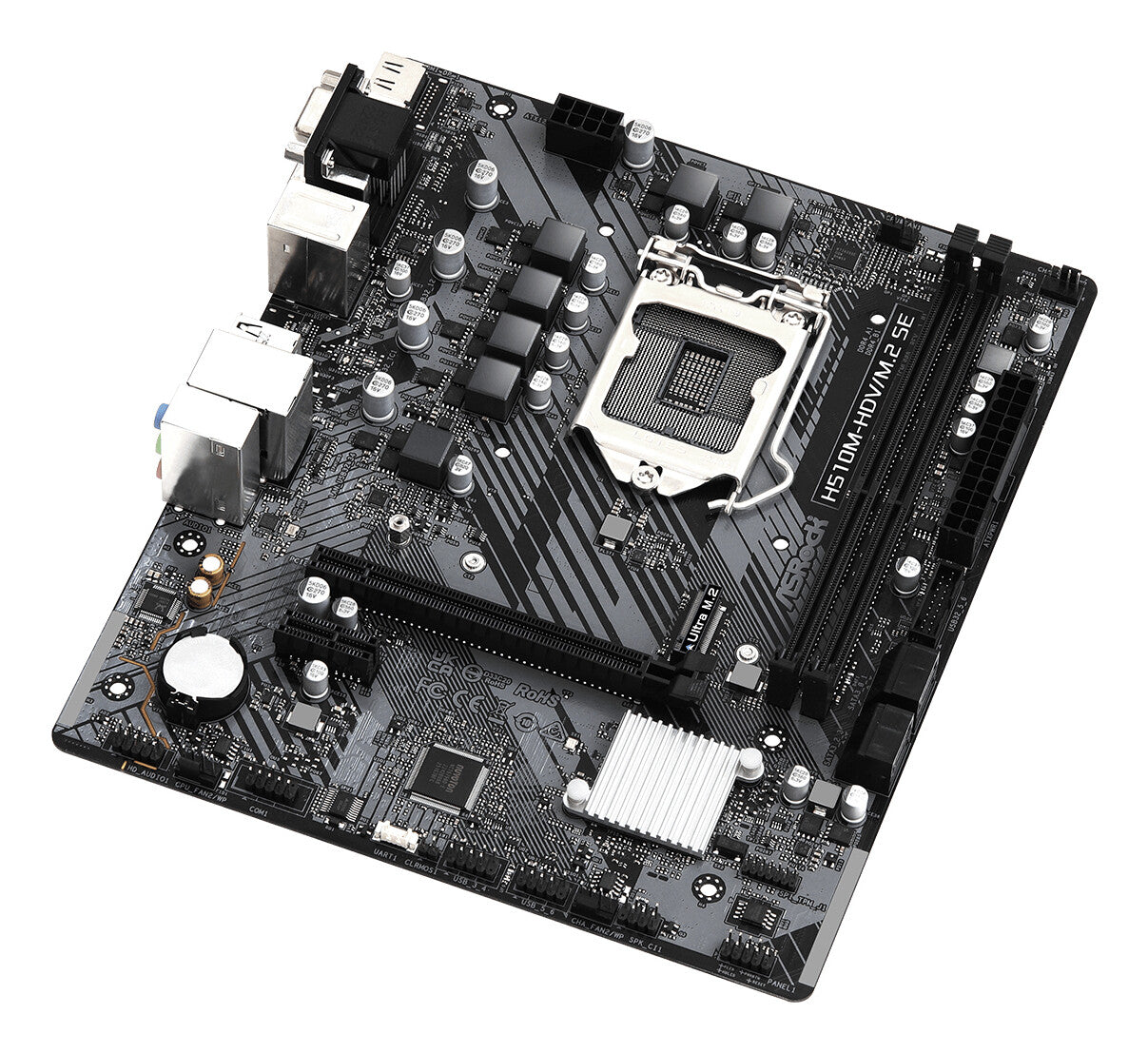 Asrock H510M-HDV/M.2 SE Intel H470 LGA 1200 (Socket H5) micro ATX
