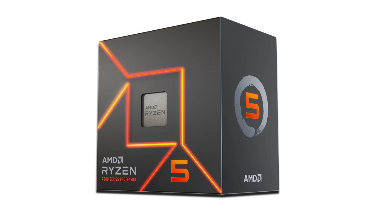 AMD Ryzen 5 7600 processorer 3,8 GHz 32 MB L2 & L3 Låda