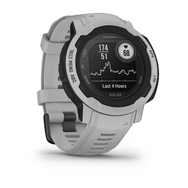 Garmin Instinct 2 Solar 2,29 cm (0.9") MIP 45 mm Digital 176 x 176 pixlar Grå GPS