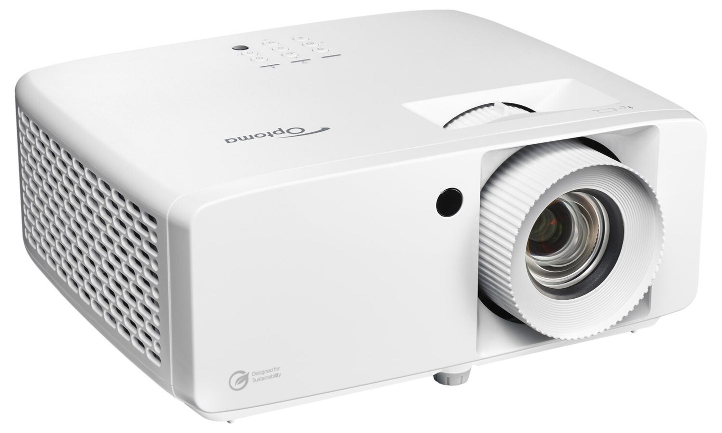 Optoma UHZ66 Short throw-projektor 4000 ANSI-lumen DLP UHD 4K (3840x2160) 3D kompatibilitet Vit