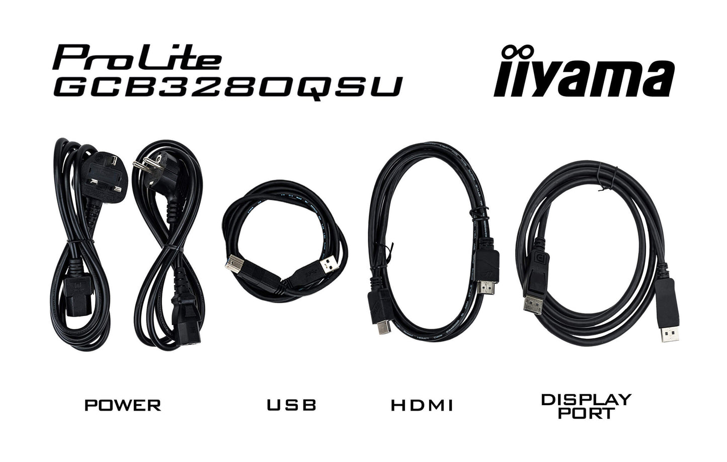 iiyama G-MASTER GCB3280QSU-B2 platta pc-skärmar 80 cm (31.5") 2560 x 1440 pixlar Dual QHD LED Svart