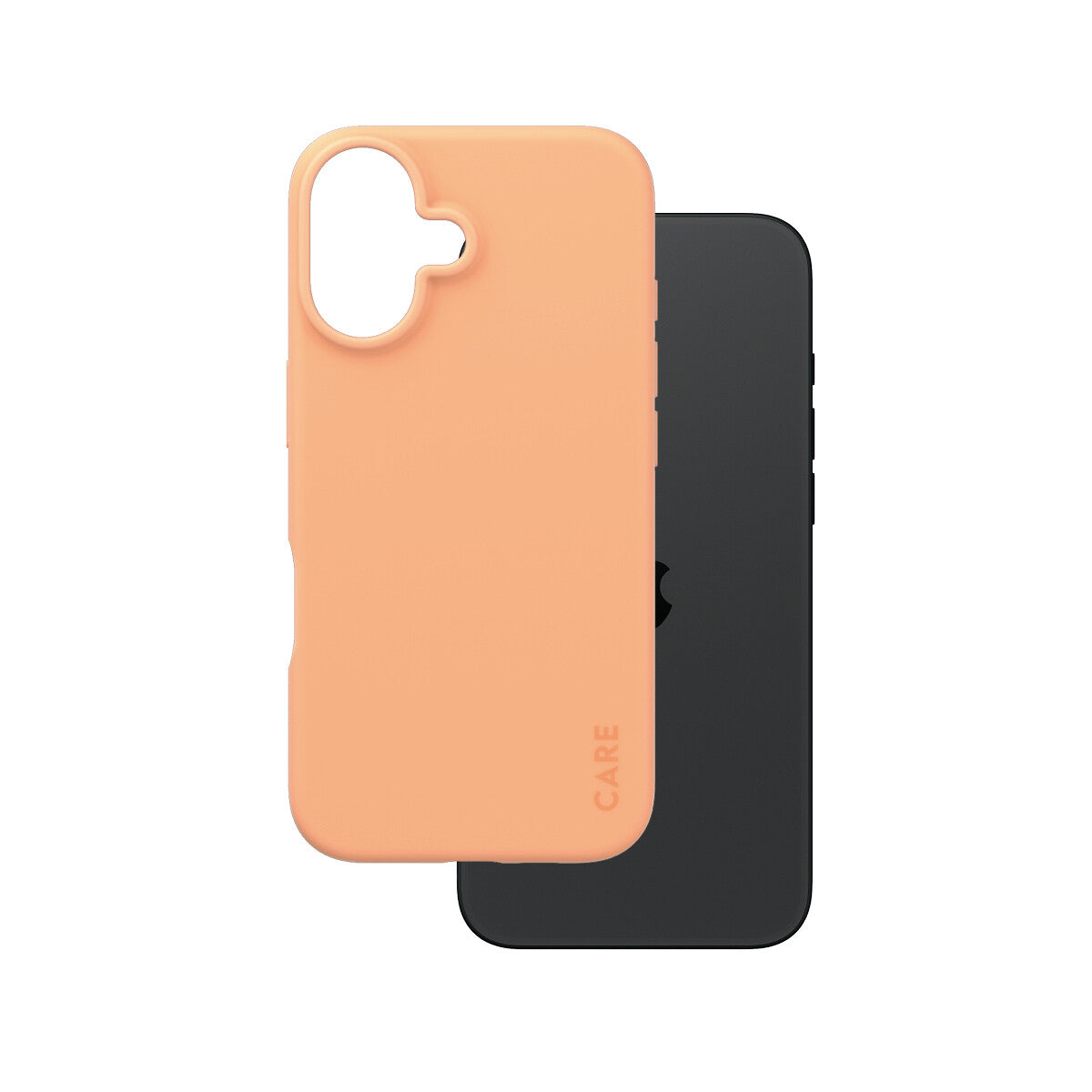 PanzerGlass CARE by ® Fashionable Case Peachy iPhone 16 mobiltelefonfodral Omslag Rosa