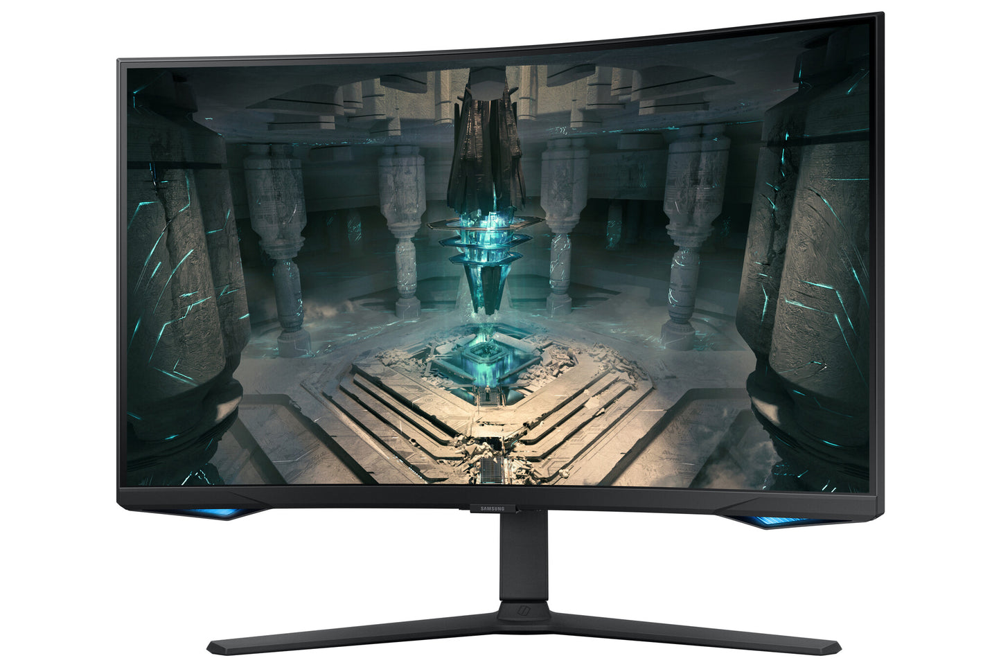 Samsung G65B platta pc-skärmar 81,3 cm (32") 2560 x 1440 pixlar Quad HD LED Svart