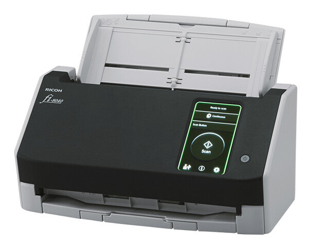 Ricoh fi-8040 ADF + scanner med manuell matning 600 x 600 DPI A4 Svart, Grå
