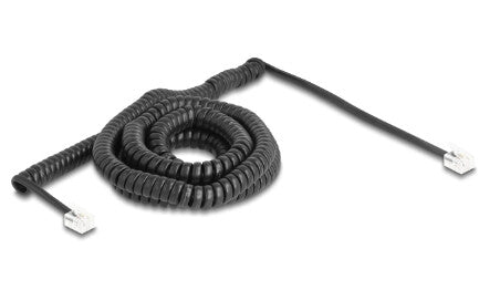 DeLOCK 90227 telefonkablar 10 m Svart