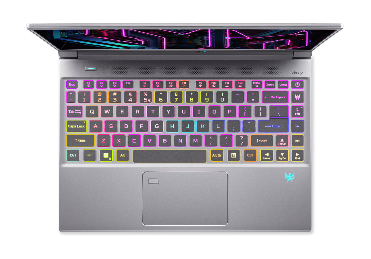 Acer Predator PT14-51-79QP Intel® Core™ i7 i7-13700H Bärbar dator 35,6 cm (14") WQXGA 32 GB LPDDR5-SDRAM 512 GB SSD NVIDIA GeForce RTX 4070 Wi-Fi 6 (802.11ax) Windows 11 Home Silver