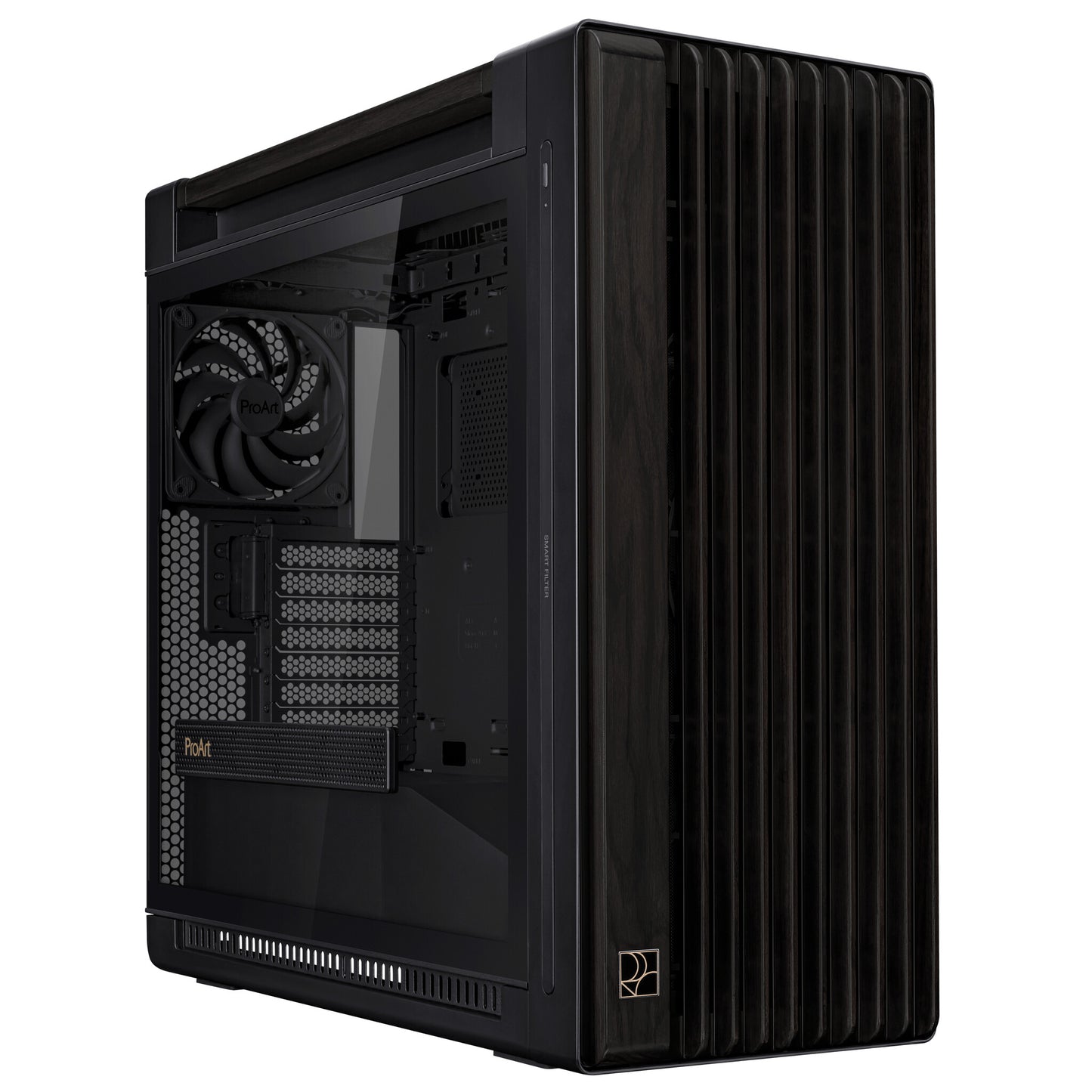 ASUS ProArt PA602 Wood Edition Midi Tower Svart