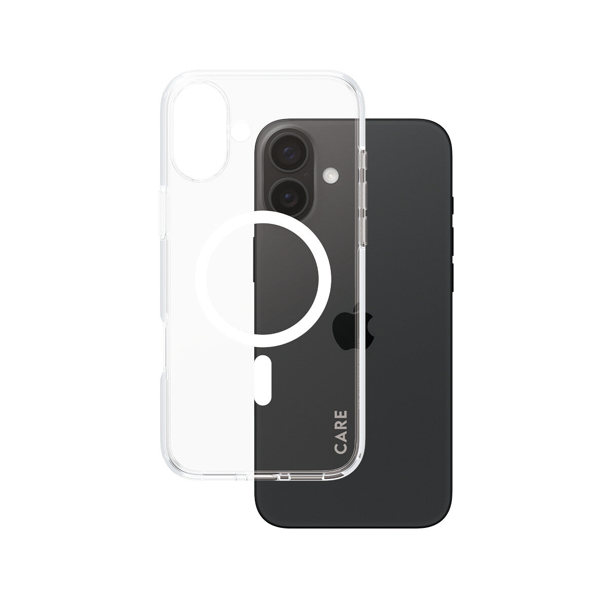 PanzerGlass CARE by ® Flagship Case Transparent Urban Combat w. White MagSafe iPhone 16 Plus mobiltelefonfodral Omslag