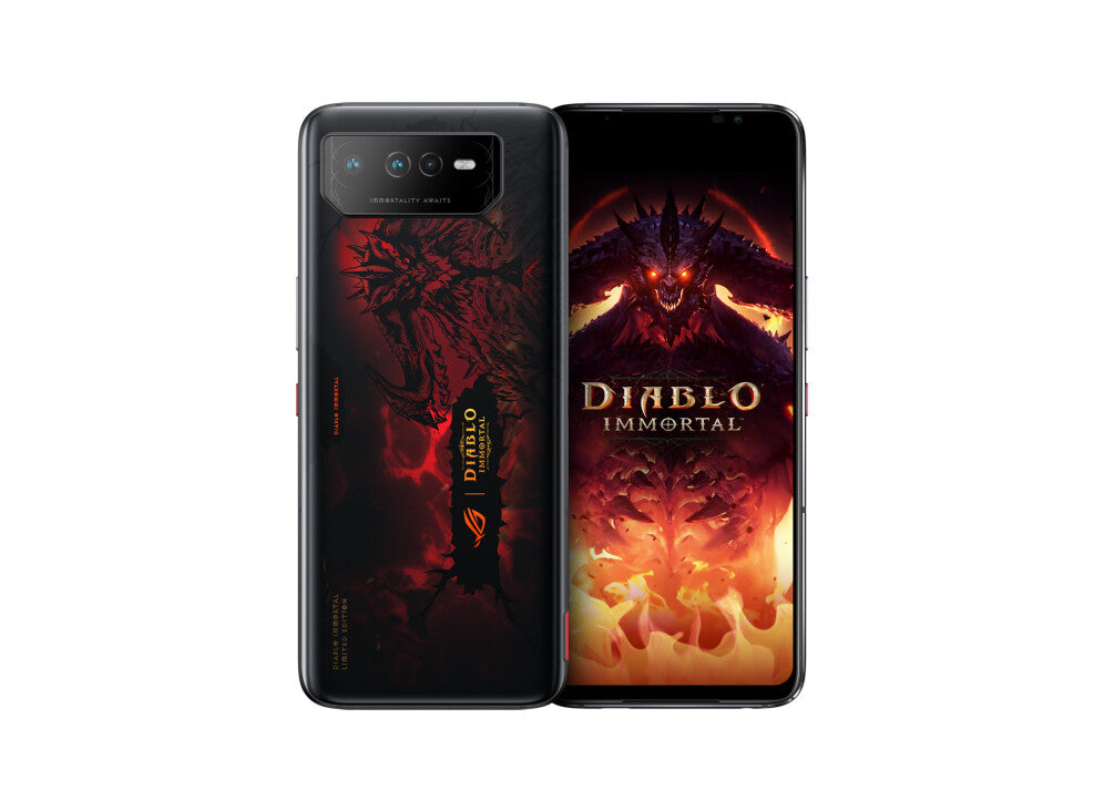 ASUS ROG Phone 6 Diablo Immortal Edition 17,2 cm (6.78") Dubbla SIM-kort Android 12 5G USB Type-C 16 GB 512 GB 6000 mAh Svart, Röd