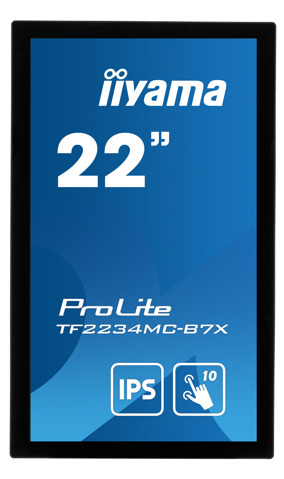 iiyama ProLite TF2234MC-B7X platta pc-skärmar 54,6 cm (21.5") 1920 x 1080 pixlar Full HD LED Pekskärm Flera användare Svart