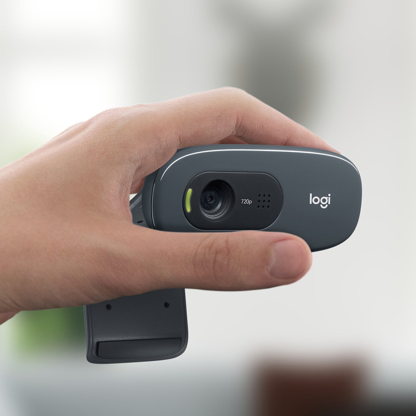 Logitech 960-001063 webbkameror 3 MP 1280 x 720 pixlar USB Mörkgrå