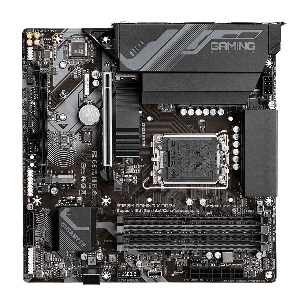 GIGABYTE B760M GAMING X DDR4 moderkort Intel B760 Express LGA 1700 micro ATX