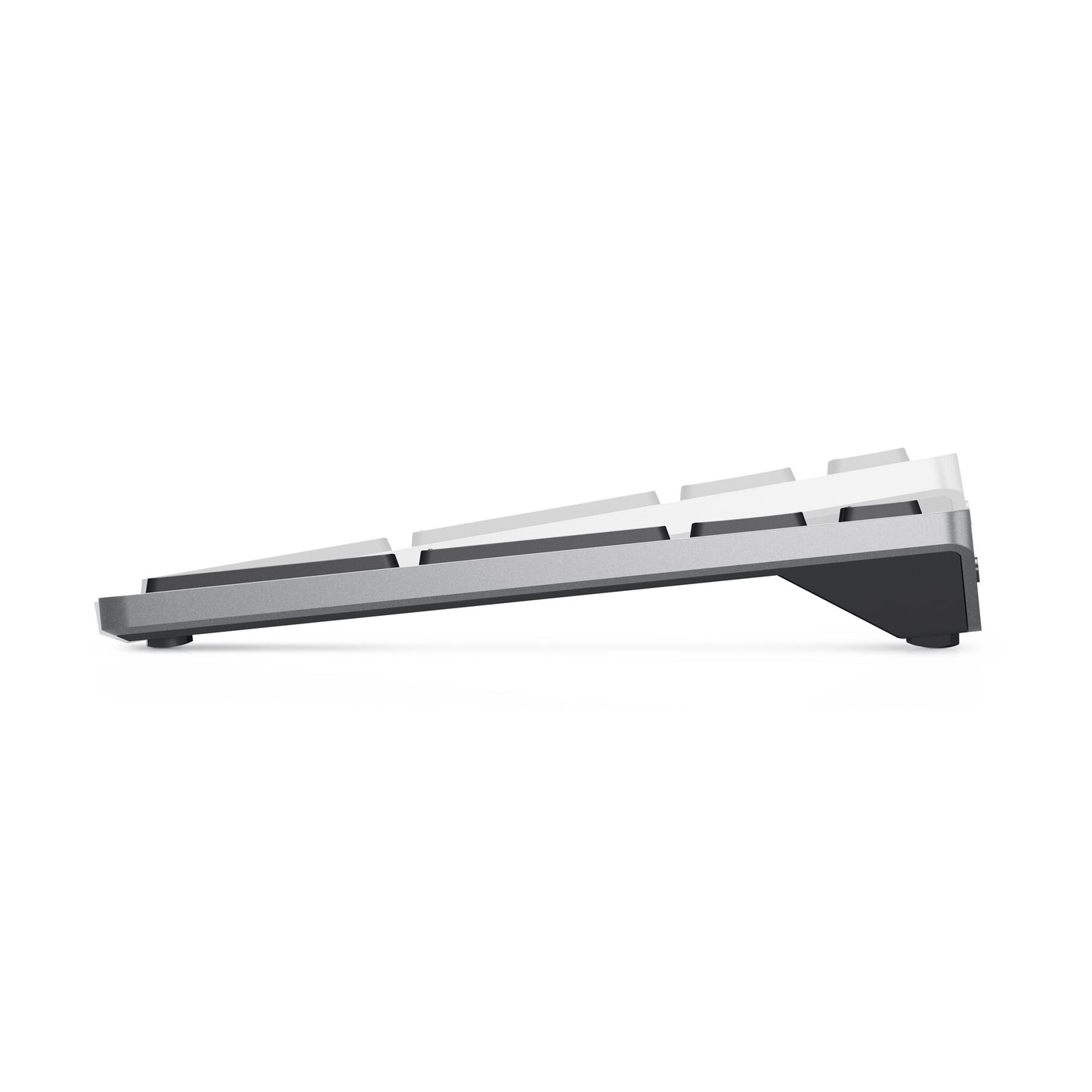 DELL KM7321W tangentbord Mus inkluderad Kontor Trådlös RF + Bluetooth QWERTY Ukrainsk Grå, Titan