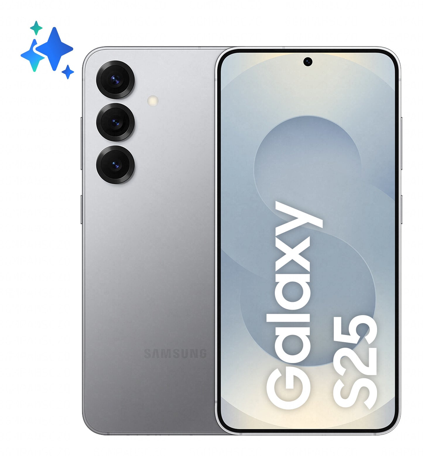 Samsung Galaxy S25 15,8 cm (6.2") Dubbla SIM-kort Android 15 5G USB Type-C 12 GB 512 GB 4000 mAh Silver