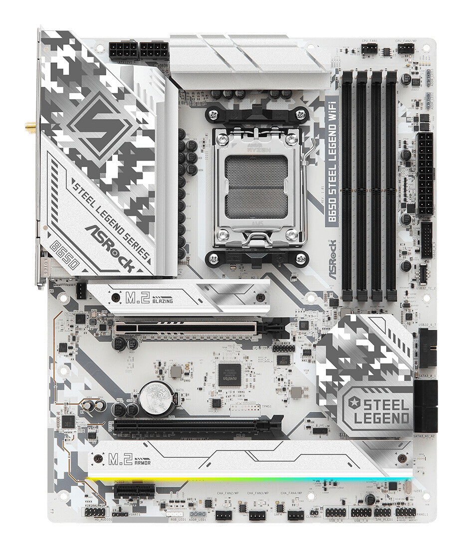 Asrock B650 Steel Legend WiFi AMD B650 AM5-sockel ATX