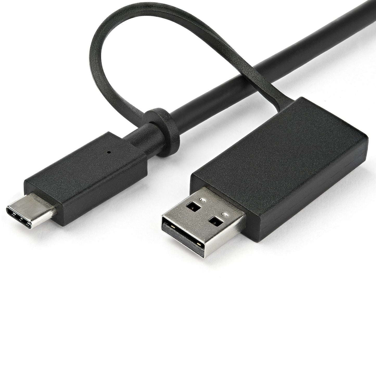 StarTech.com USB-C- och USB-A-dockningsstation ‒ hybrid universell dockningsstation för bärbar dator med dubbelskärm för 4K vid 60 Hz samt HDMI och DisplayPort ‒ USB 3.1 Gen 1-hubb, GbE ‒ strömförsörjning på 60 W ‒ Windows, Mac och Chrome