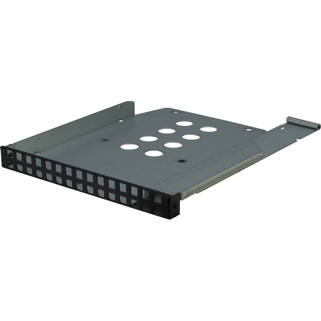 Inter-Tech IPC 1U-1404 Ställning Svart, Rostfritt stål