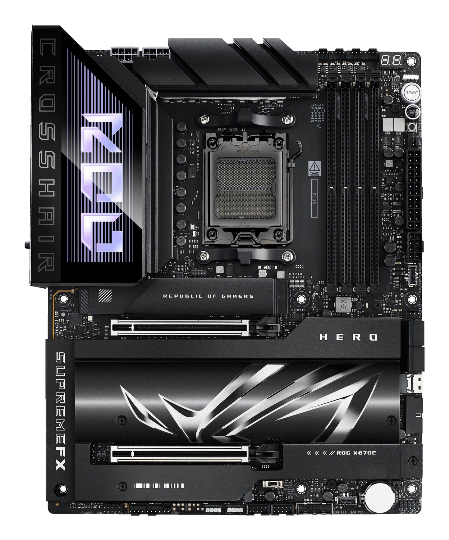 ASUS ROG CROSSHAIR X870E HERO AMD X870E AM5-sockel ATX