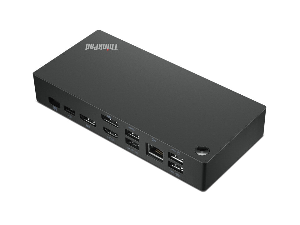Lenovo 40AY0090UK dockningsstationer för bärbara datorer Kabel USB 3.2 Gen 1 (3.1 Gen 1) Type-C Svart