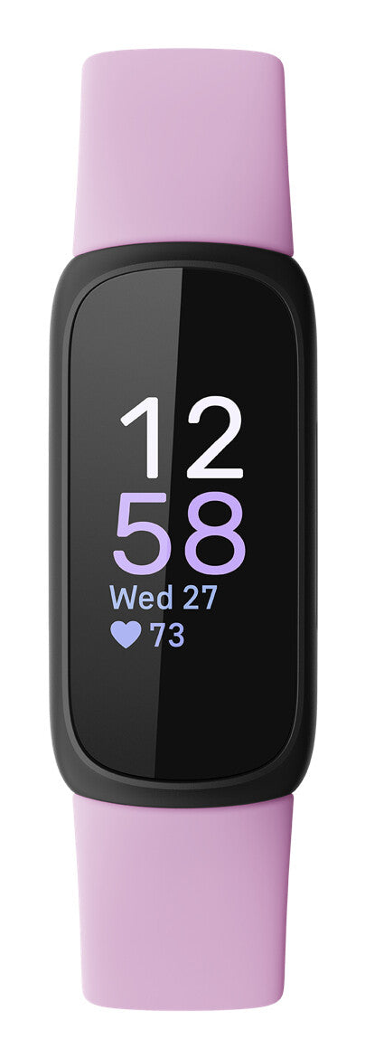 Fitbit Inspire 3 AMOLED Armband med aktivitetsspårare Svart, lila