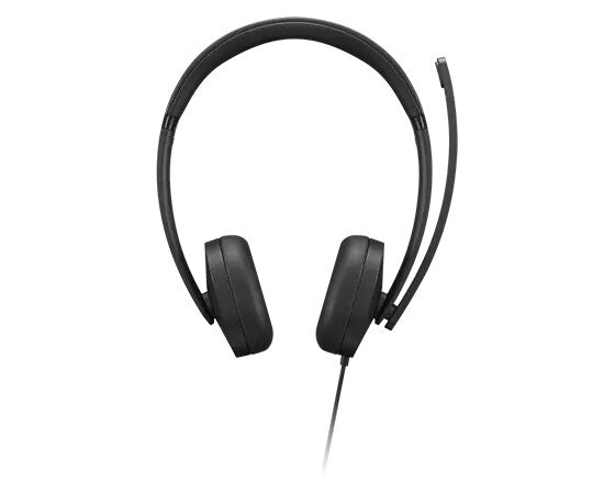 Lenovo 4XD1P83425 hörlur och headset Kabel Huvudband Samtal/musik USB Type-A Svart