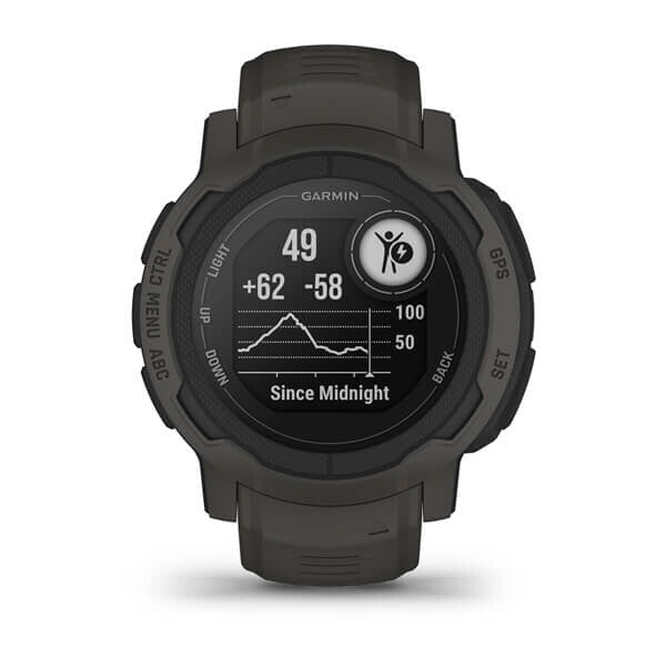 Garmin Instinct 2 2,29 cm (0.9") MIP 45 mm Digital 176 x 176 pixlar grafit GPS