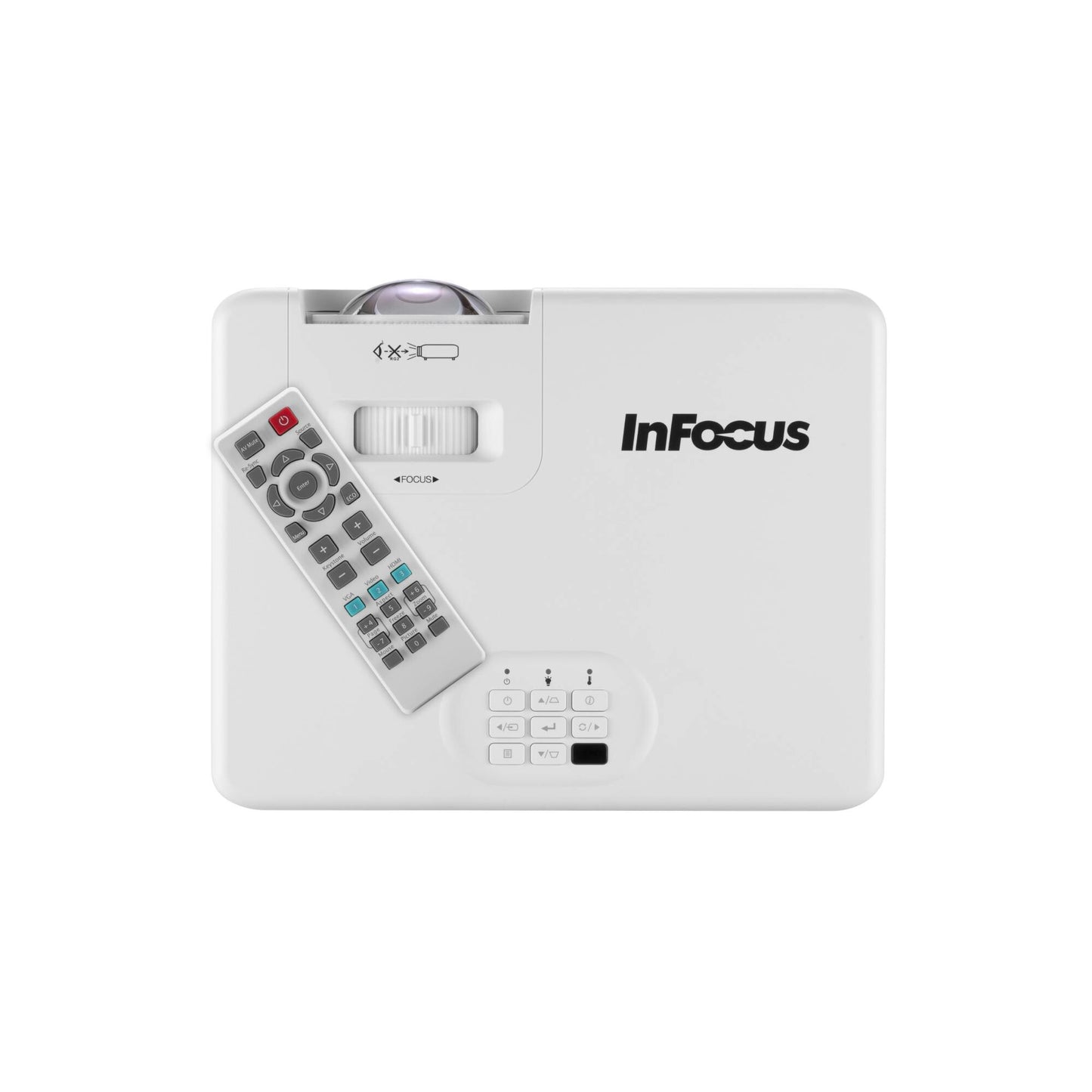 InFocus Nemesis II Short throw-projektor 4000 ANSI-lumen DLP WXGA (1280x800) Vit