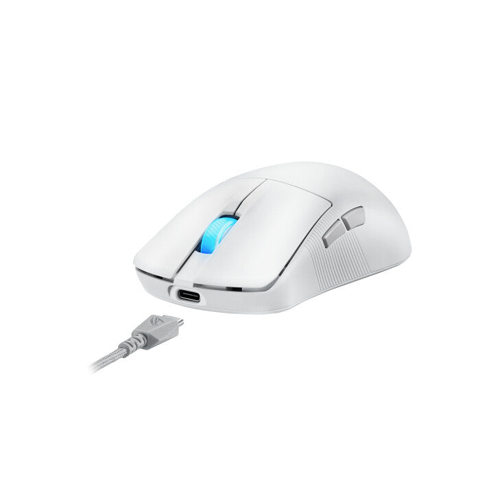 ASUS ROG Harpe Ace Mini datormöss Spela Ambidextrous RF Wireless + Bluetooth + USB Type-C Optisk 42000 DPI