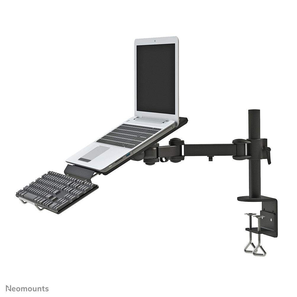 Neomounts NOTEBOOK-D100 Ställ för bärbara datorer Svart 55,9 cm (22")