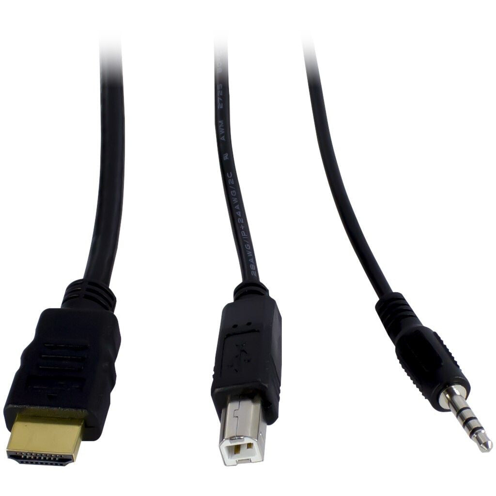 Inter-Tech AS-41HA HDMI KVM-switchar Svart