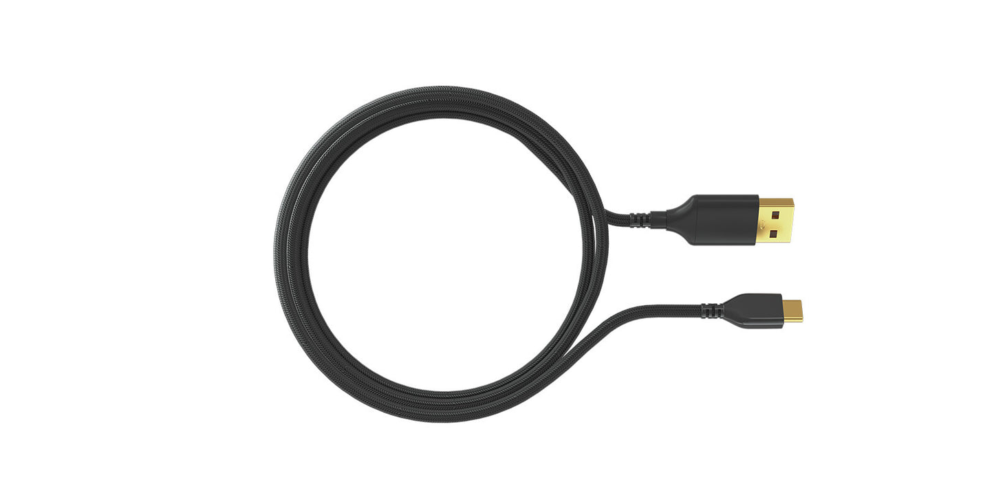 CHERRY XTRFY M4 RGB datormöss Spela högerhand RF Wireless + USB Type-C Optisk 19000 DPI