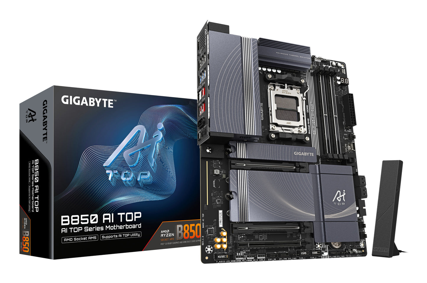 GIGABYTE B850 AI TOP moderkort AMD B850 AM5-sockel ATX