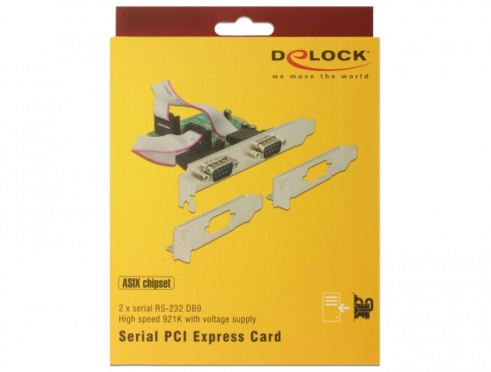 DeLOCK 89641 nätverkskort/adapters Intern Serial