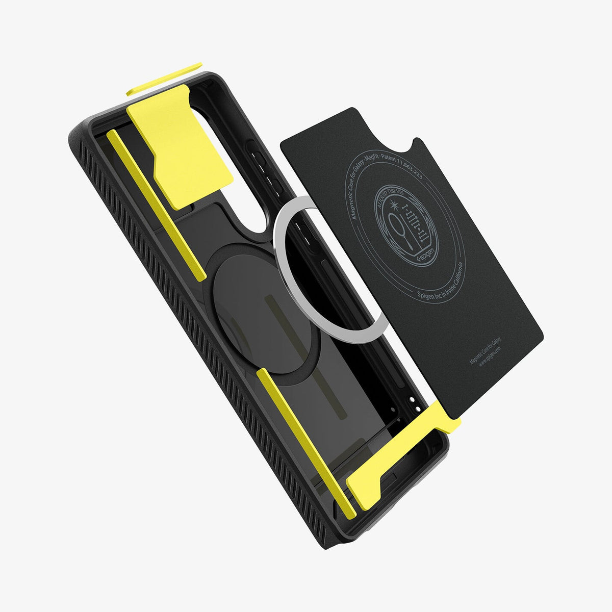 Spigen Rugged Armor mobiltelefonfodral 17,5 cm (6.9") Omslag Svart