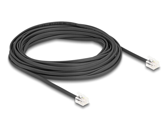 DeLOCK 90620 telefonkablar 5 m Svart