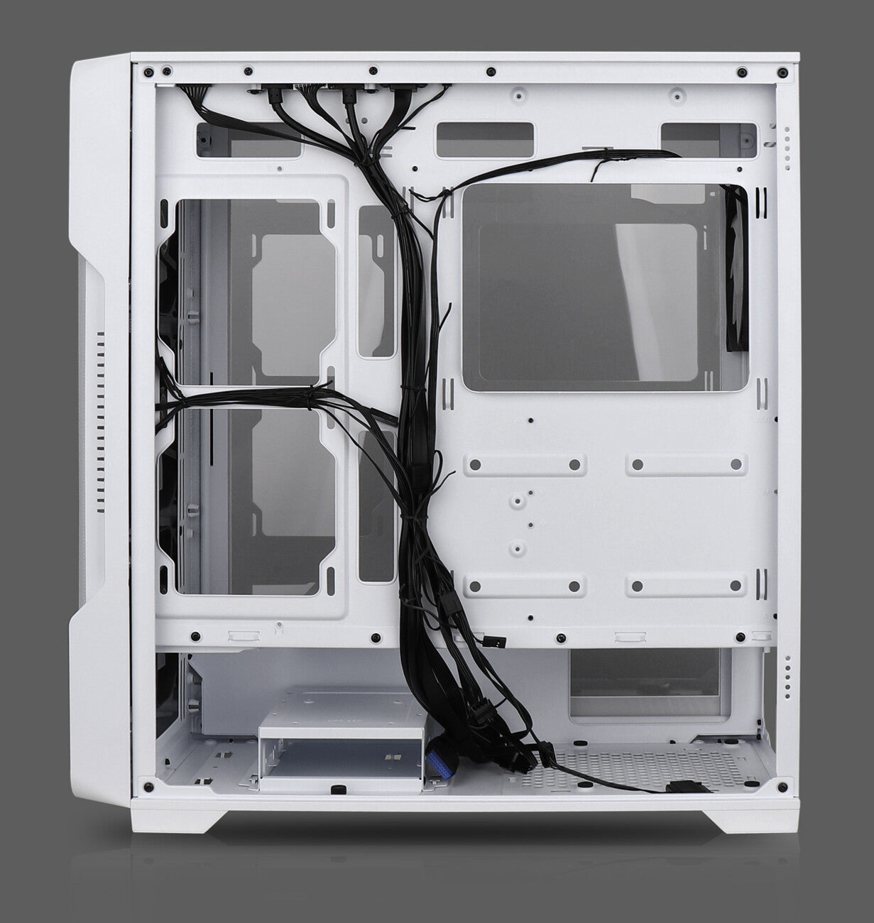 Nanoxia DS-9ARGB-W datorväskor Midi Tower Vit