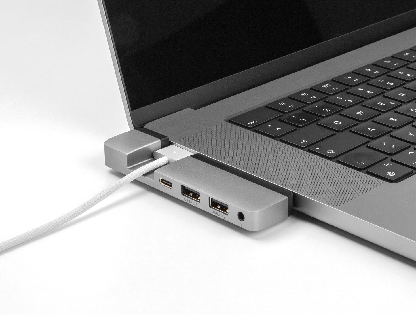 DeLOCK 87757 dockningsstationer för bärbara datorer Dockning Thunderbolt 4 Svart, Grå