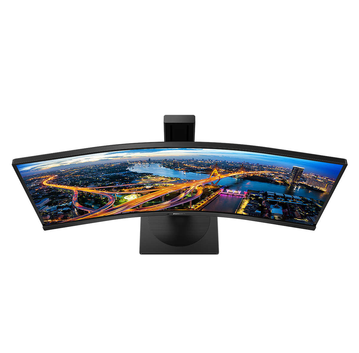 Philips B Line 345B1C/00 platta pc-skärmar 86,4 cm (34") 3440 x 1440 pixlar Quad HD LCD Svart Business Monitor 345B1C Svängd UltraWide LCD-skärm