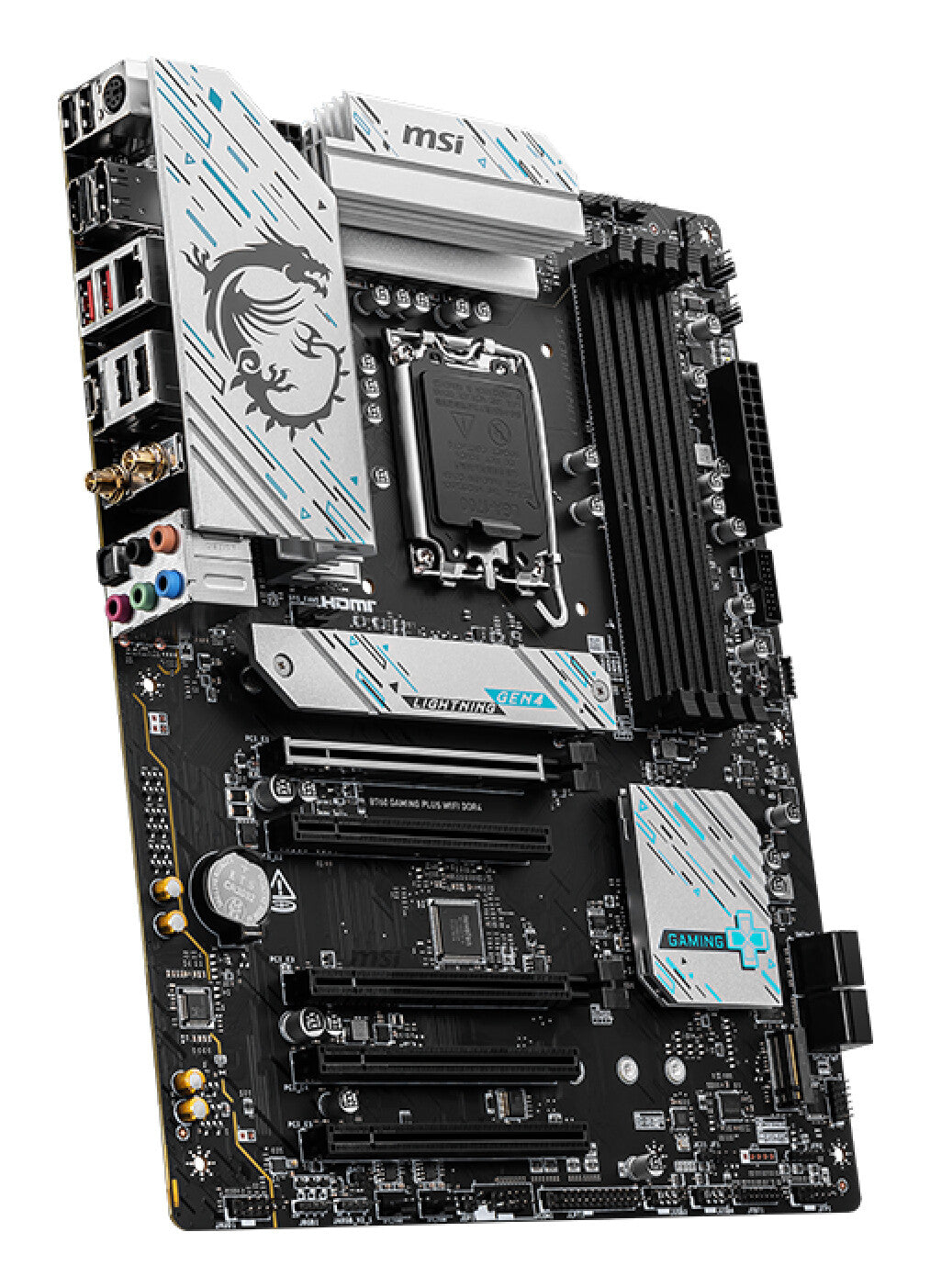 MSI B760 GAMING PLUS WIFI DDR4 moderkort Intel B760 LGA 1700 ATX