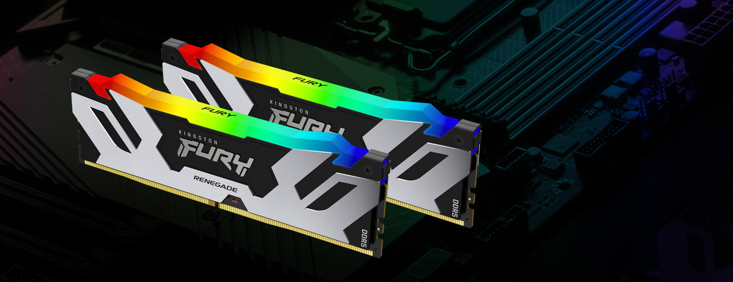 Kingston Technology FURY Renegade RGB RAM-minnen 64 GB 2 x 32 GB DDR5 6000 MT/s