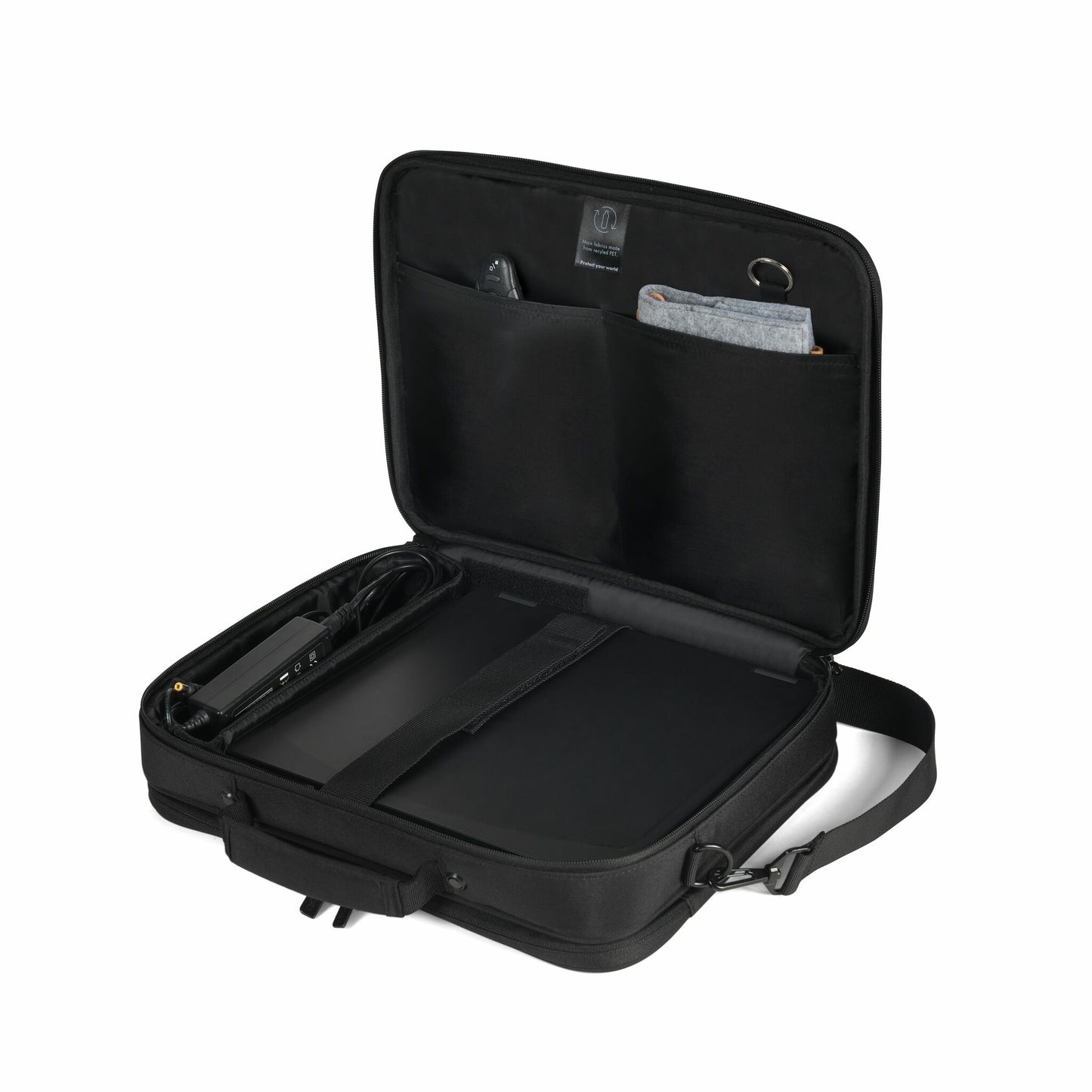 DICOTA D32029-RPET väskor bärbara datorer 35,8 cm (14.1") Portfölj Svart