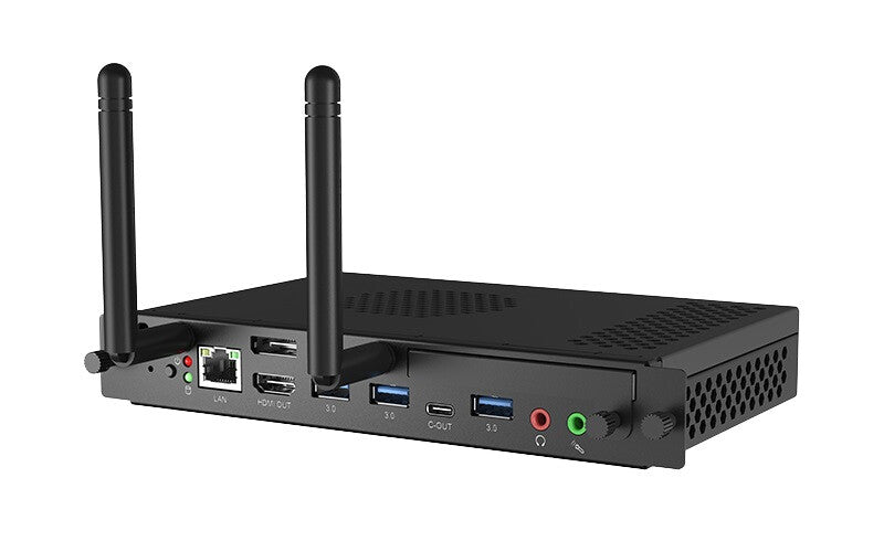 Avocor i7 OPS PC Gen12 16GB RAM 256GB Intel® Core™ i7 i7-1260P DDR4-SDRAM SSD Windows 11 Pro Mini-PC Svart