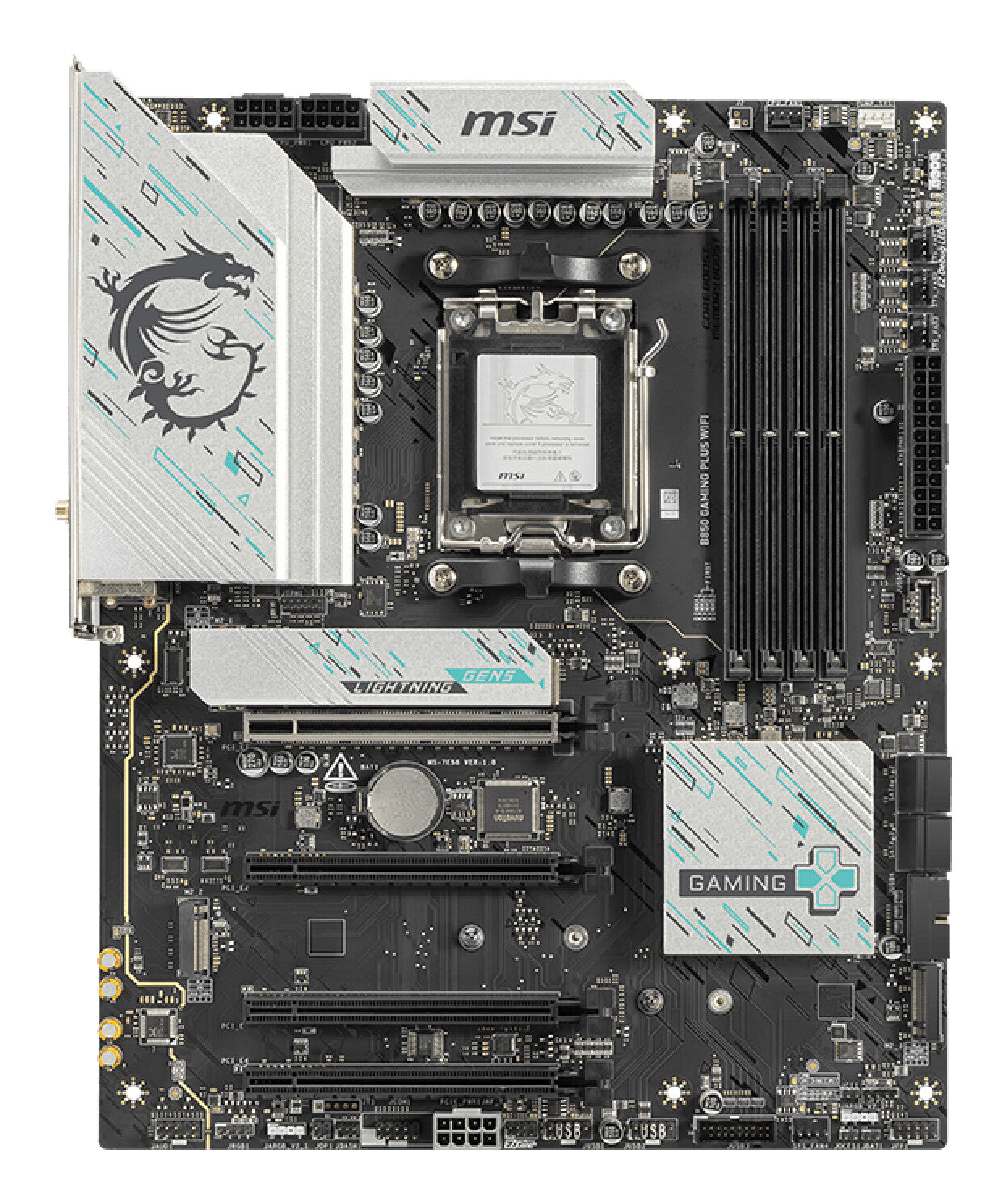 MSI B850 GAMING PLUS WIFI moderkort AMD B850 AM5-sockel ATX
