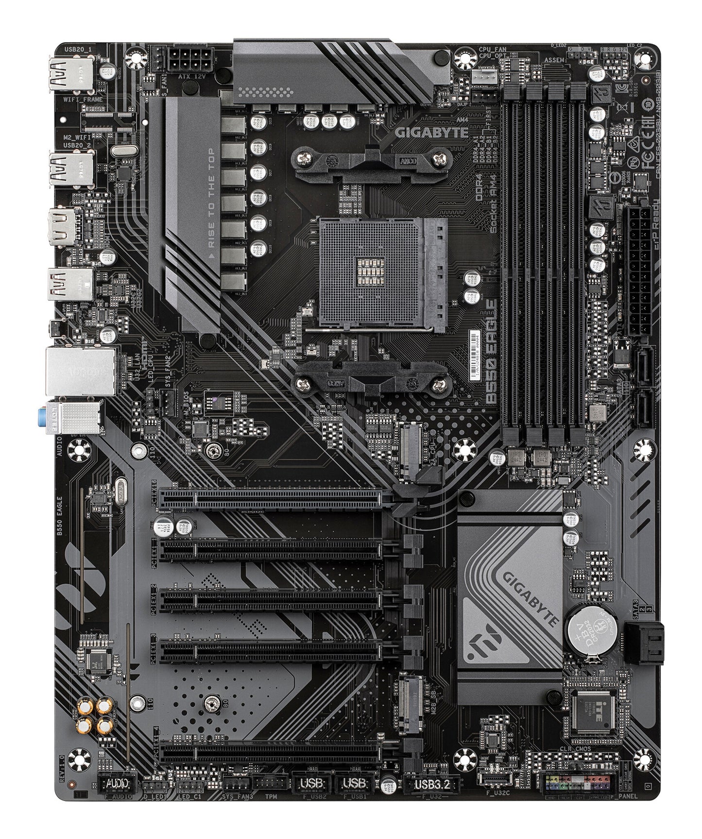 GIGABYTE B550 EAGLE moderkort AMD B550 Uttag AM4 ATX