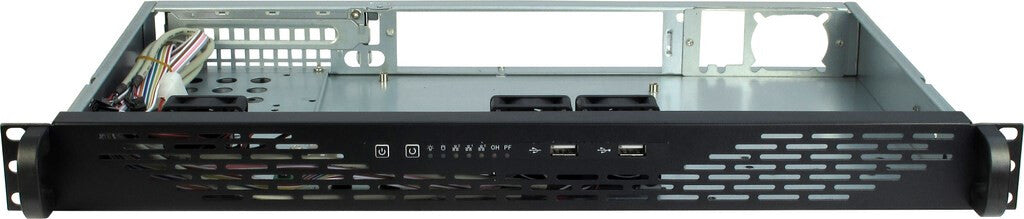 Inter-Tech 1U K-125L Mini-ITX Grå